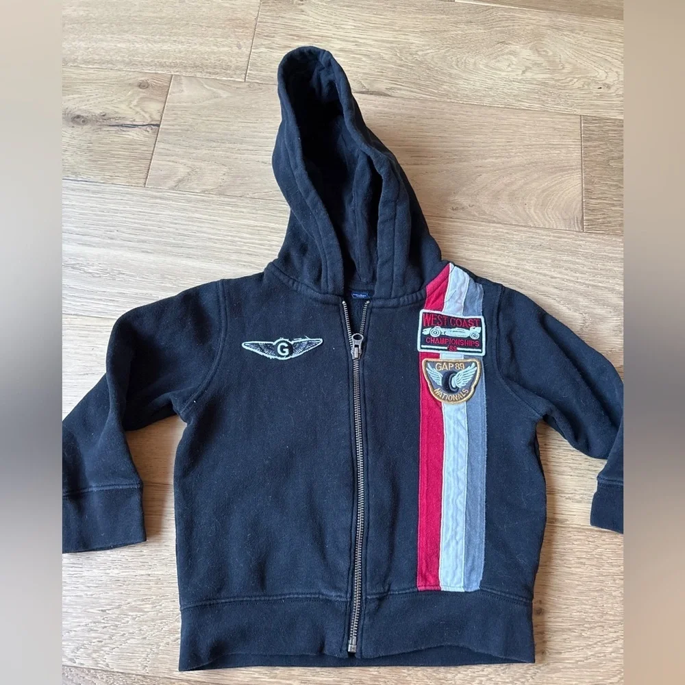 Gap boys zip up hoodie 4t race cars west coast